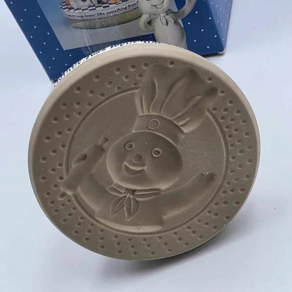 Vintage 1998 Pillsbury Doughboy Cookie Stamp Collectible w/ Original Box